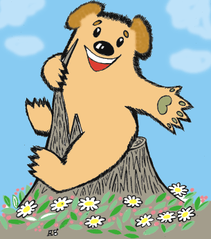 Bear cartoon
