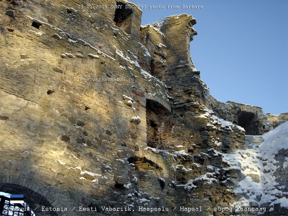 средневековый замок в Хаапсалу