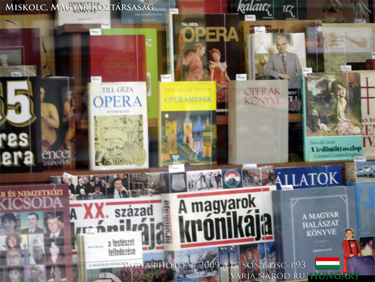 книжный магазин в Мишкольц Венгрия